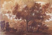 Landscape with Mythological Figures (mk17) Claude Lorrain